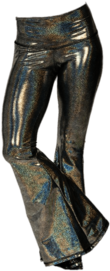 Silver Disco Bell Bottoms
