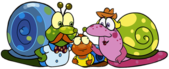 Pip Ahoy Characters the Snail Family