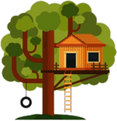 Treehouse In Large Tree