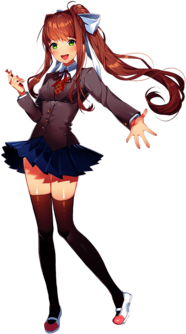 Doki Doki Literature Club Monika