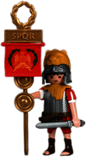 Playmobil Roman Soldier with Banner