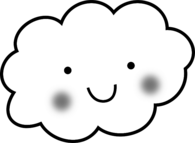 Cute Smiling Cloud