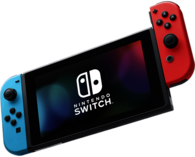 Nintendo Switch Blue and Red Controllers