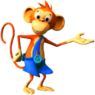 Everything's Rosie Character Monty the Monkey