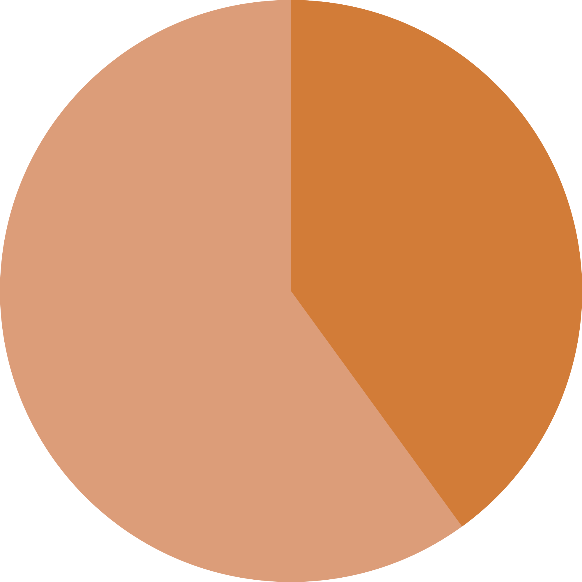 Empty 40% Pie Chart