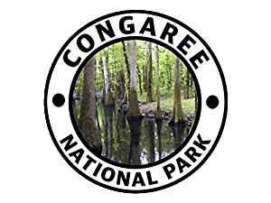 Congaree National Park Round Sticker
