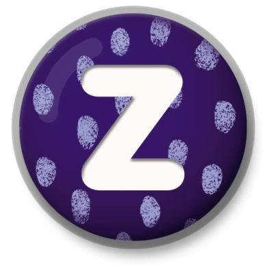 Letter Z Purple Roundlet