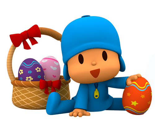 Pocoyo Found Easter Eggs