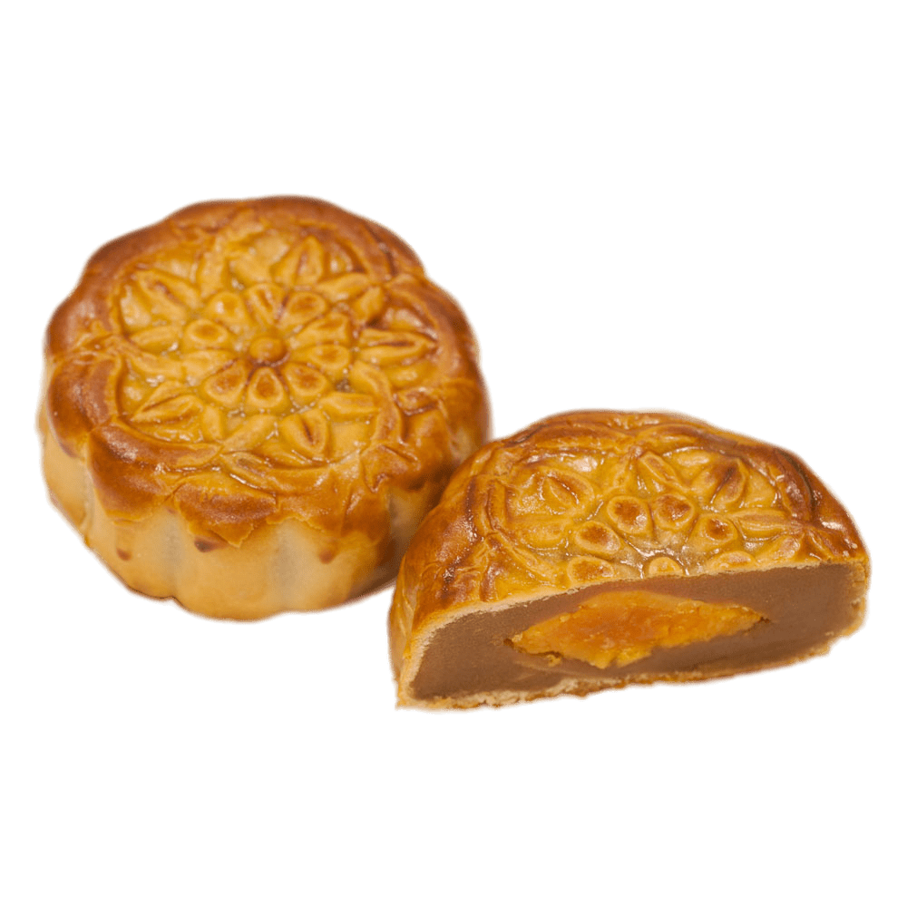 Lotus Seed Mooncake With Egg Yolk