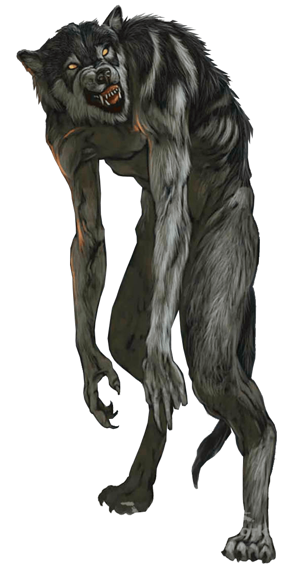 Werewolf With Long Front Paws