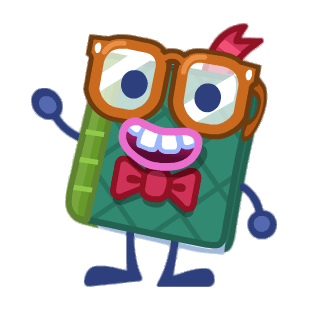 Peeps the Bowtied Bookling Waving