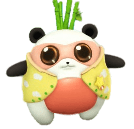 Doby & Disy Panda Is Wearing A Vest