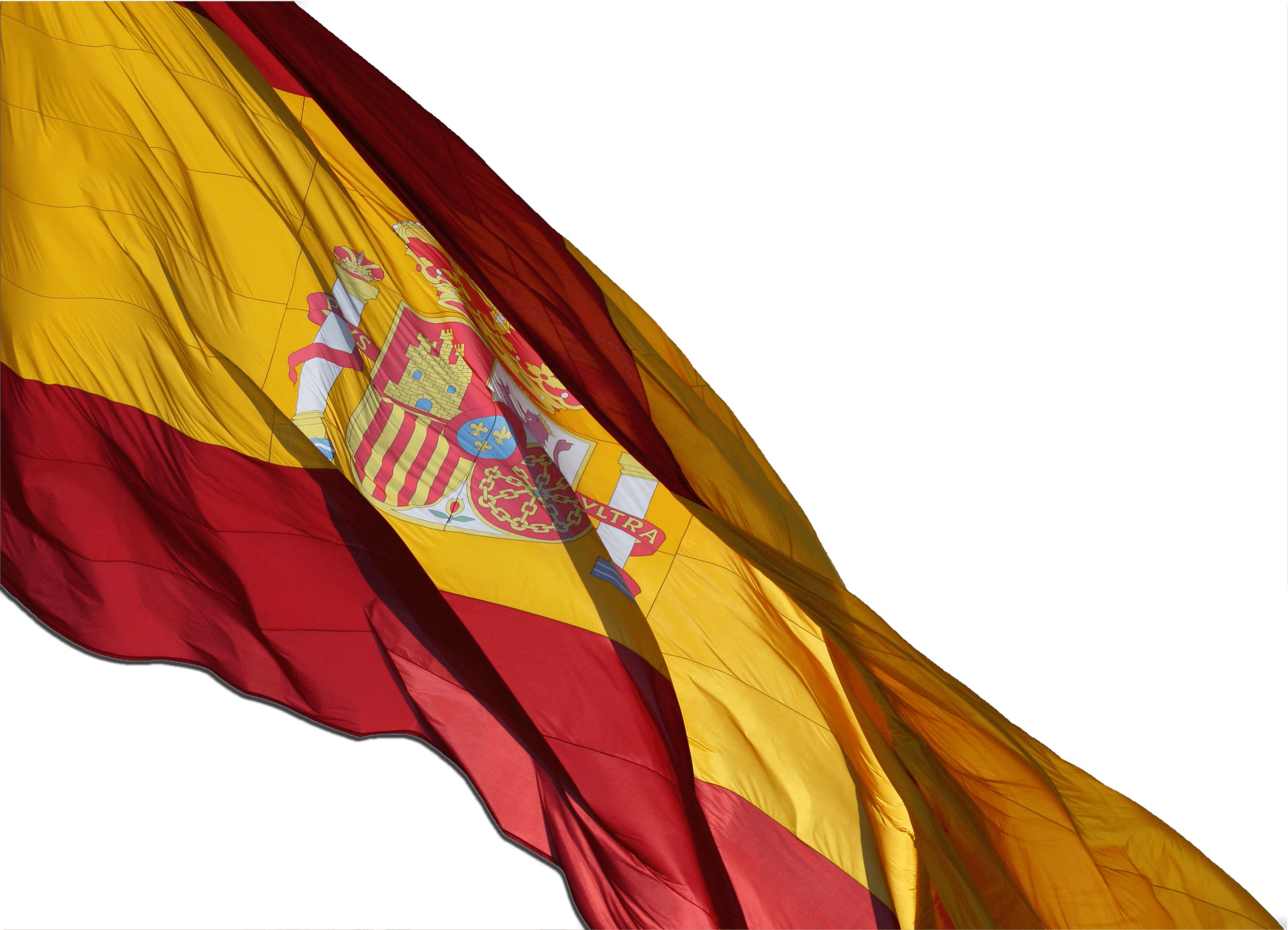 Large Wave Spain Flag