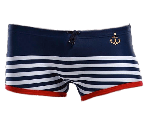Sailor Style Swimming Trunks