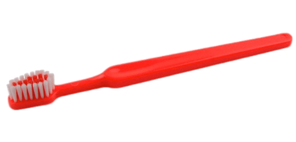 Red Plastic Toothbrush
