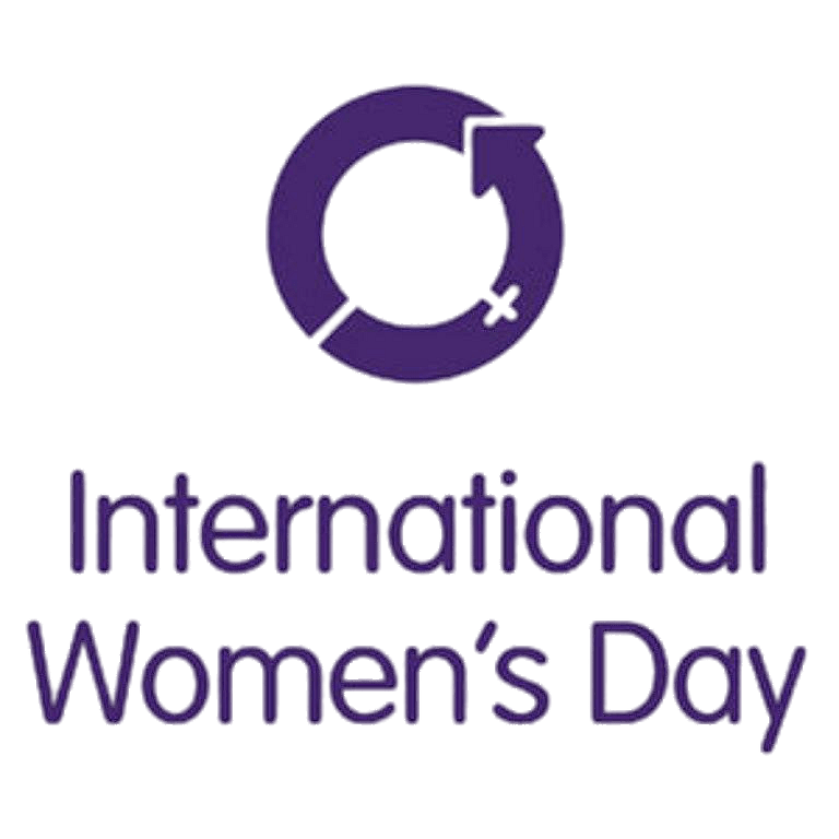 International Women's Day purple vertical