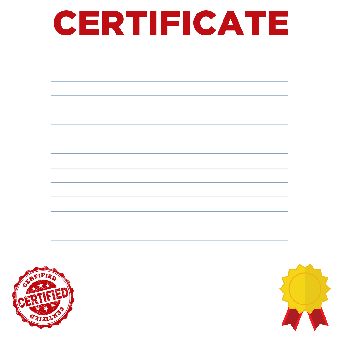 Certificate Background Template