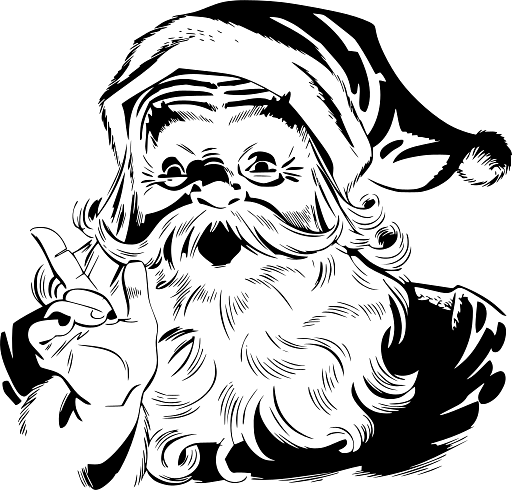 Vintage Santa Claus Representation