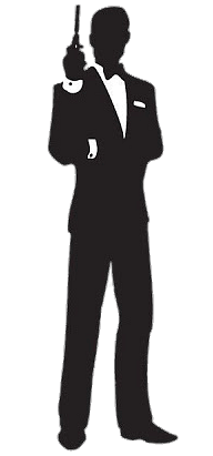 James Bond 007 silhouette