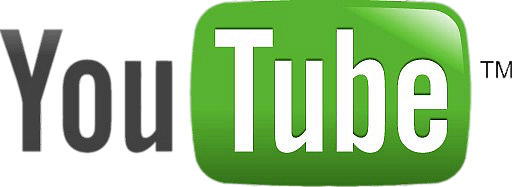 YouTube green logo banner