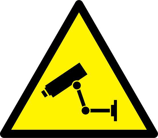 Caution Sign CCTV
