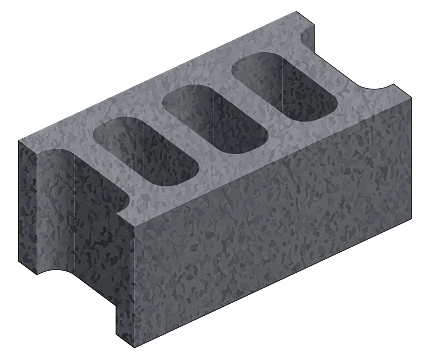 Black Construction Brick