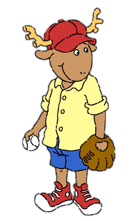 Arthur Character George Lundgren Playing Baseball