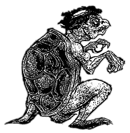 Kappa Black and White Drawing