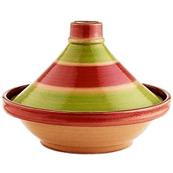 Coloured Tajine pot