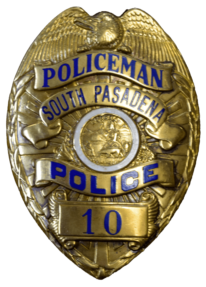South Pasadena Police Badge
