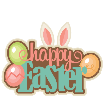Happy Easter Colourful Clipart