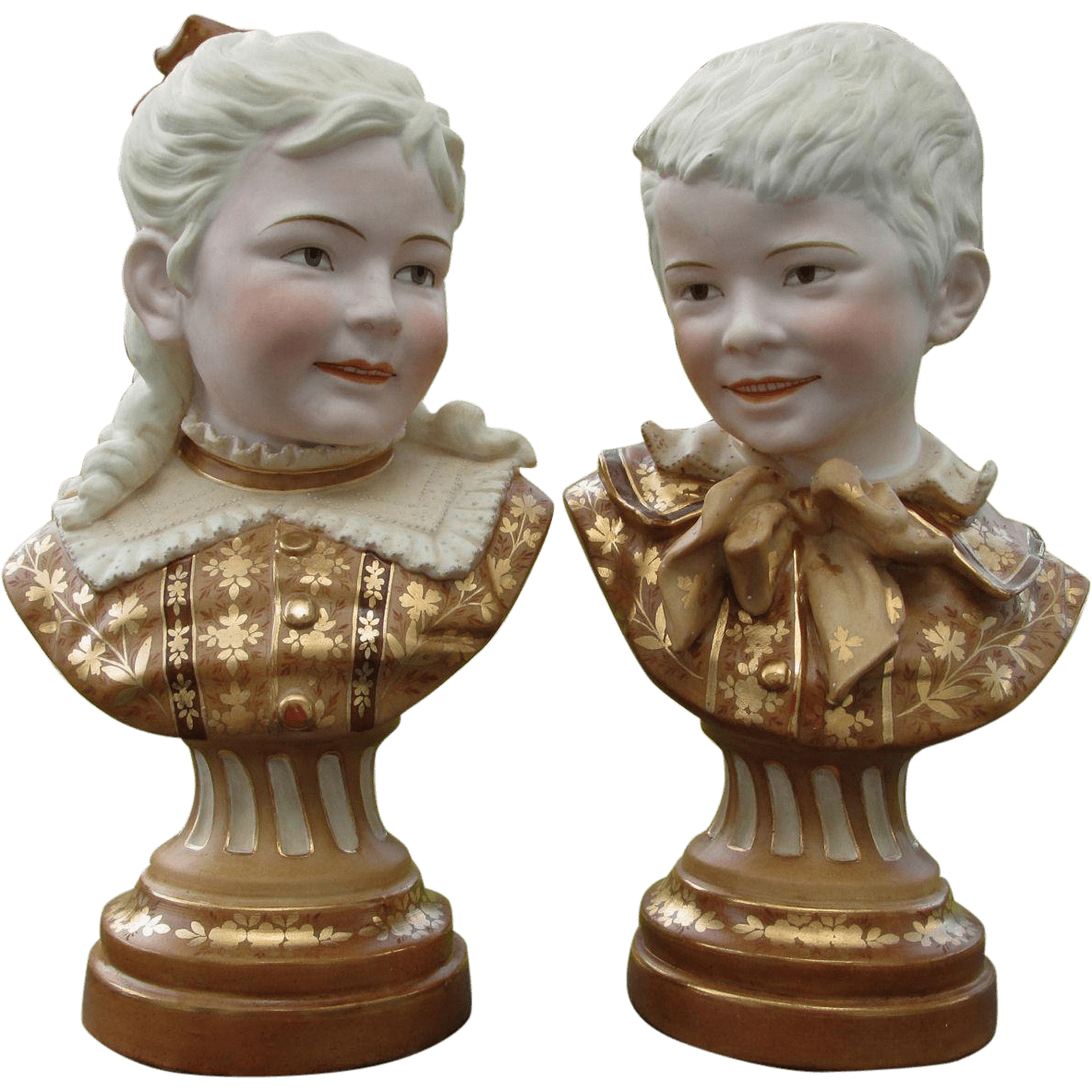 Pair Of Victorian Busts