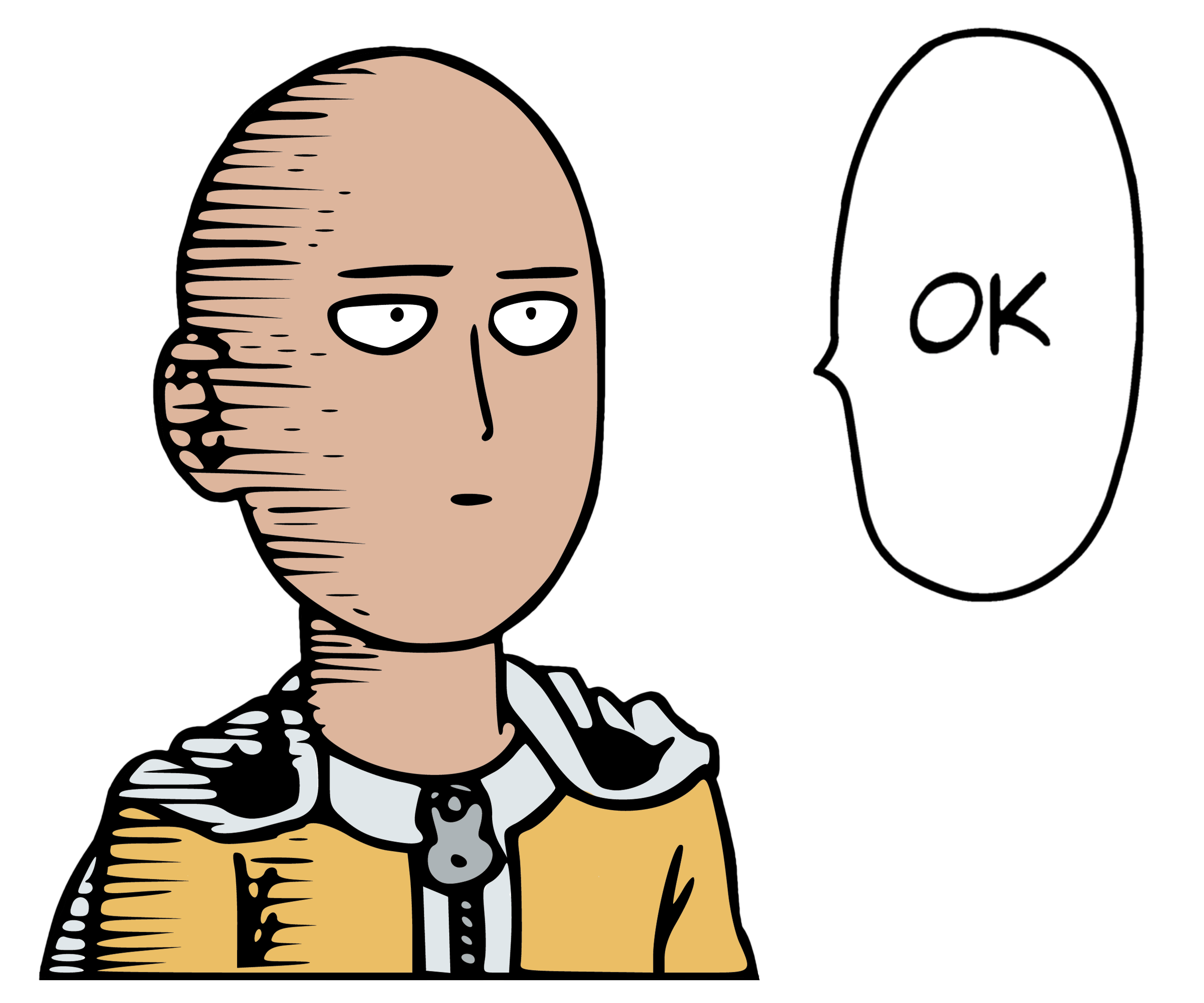 One Punch Man - Saitama Ok Color