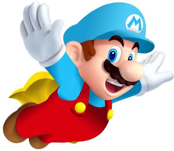 Ice Mario With Cape