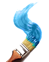 Blue Spiral Brush