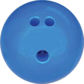 Blue Bowling Ball