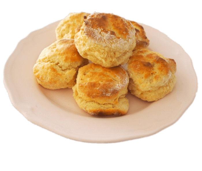 Scones on Plate
