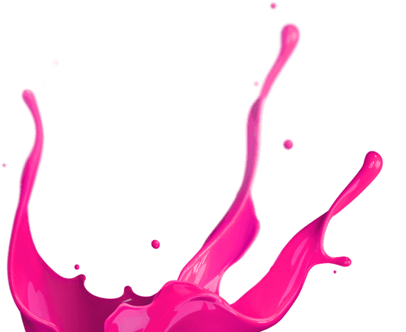 Purple Footer Paint Splatter