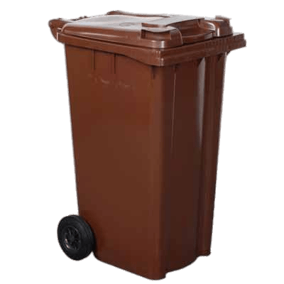 Bin Wheelie Brown
