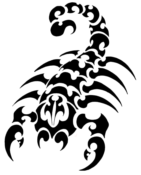 Scorpion Tattoo Down