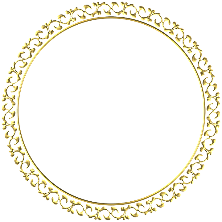 Ornate Circle Frame