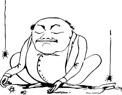 Edward Lear Drawing Spider Lover