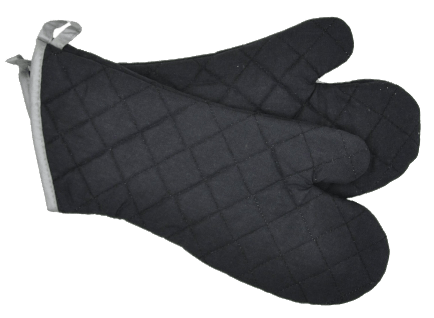 Black Oven Mitts