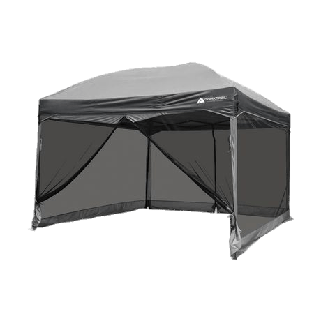 Straight Wall Black Canopy