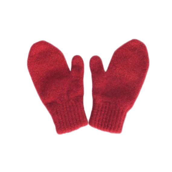 Pair Of Red Mittens