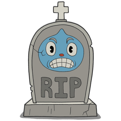Cuphead RIP Goopy Le Grande