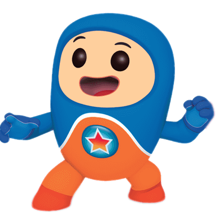 Go Jetters Kyon the Genius Orange Blue