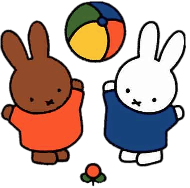Miffy and Friend Playing