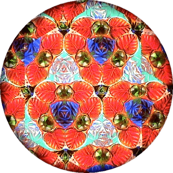 Kaleidoscope Red Leaves