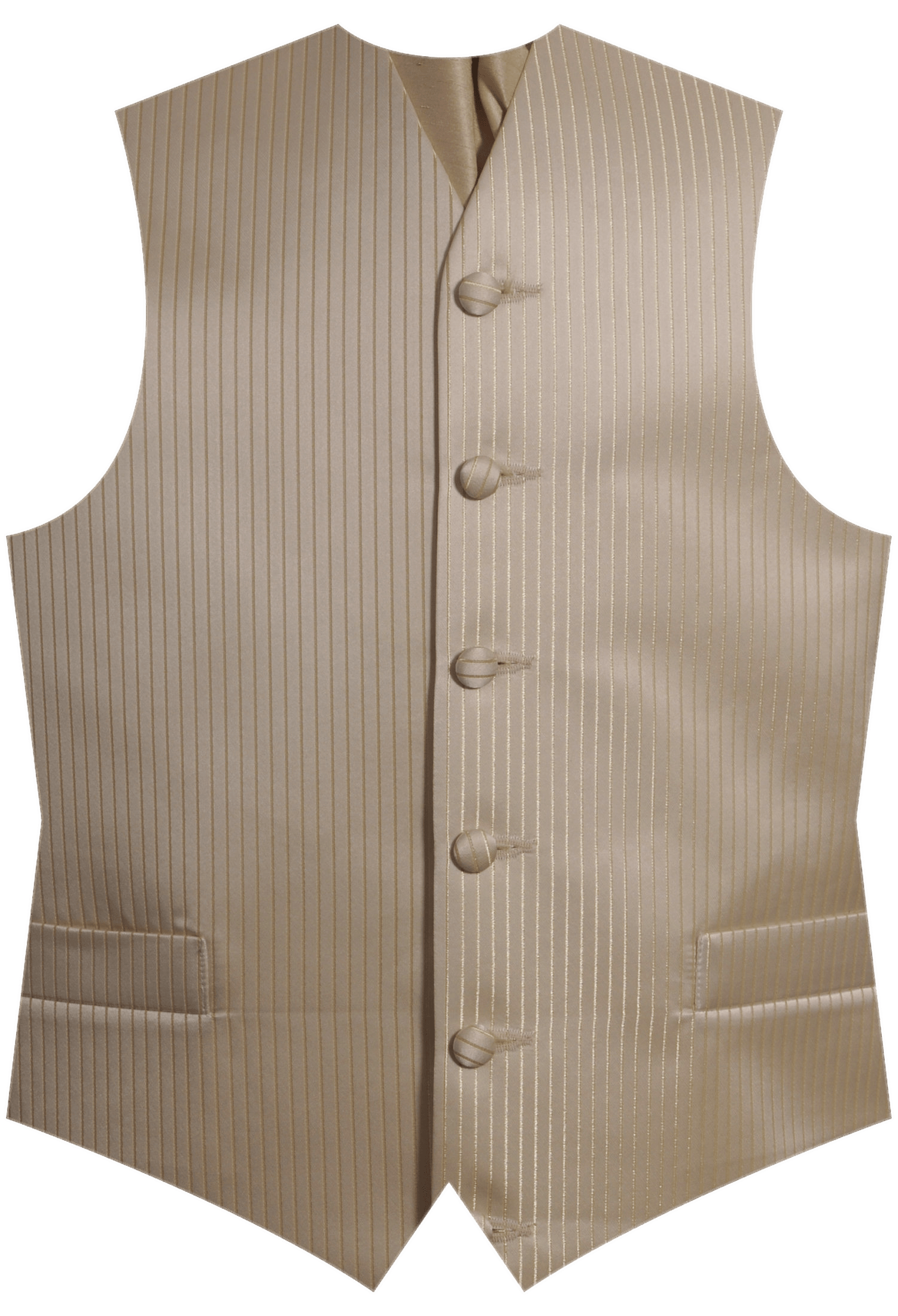 Wedding Waistcoat With Closed Buttons